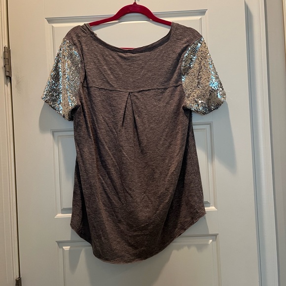Free people sequined sleeve tee - Picture 3 of 3